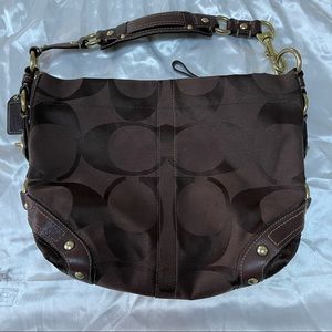 Coach Carly Signature Hobo 10619